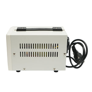 Stabilizzatore di tensione automatico 1000VA con relè monofase, 2 prese schuko 230V, display LCD Breckner Germany