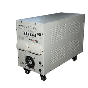 Stabilizzatore di tensione automatico 15KVA, 12KW trifase con servomotore Breckner Germany