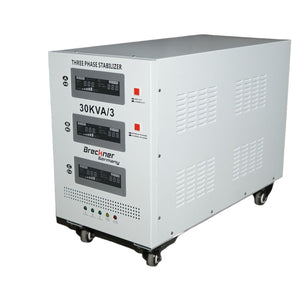 Stabilizzatore di tensione automatico 30KVA, 24KW trifase con servomotore Breckner Germany