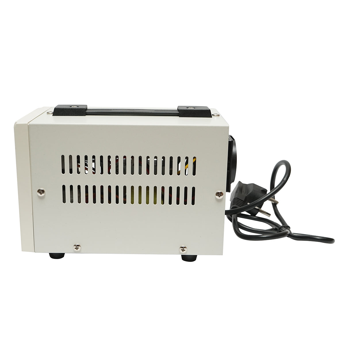 Stabilizzatore di tensione automatico 500VA con relè monofase, 2 prese schuko 230V, display LCD Breckner Germany