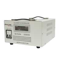 Stabilizzatore di tensione automatico 5200VA con servomotore monofase, 2 prese schuko 230V, display LCD Breckner Germany
