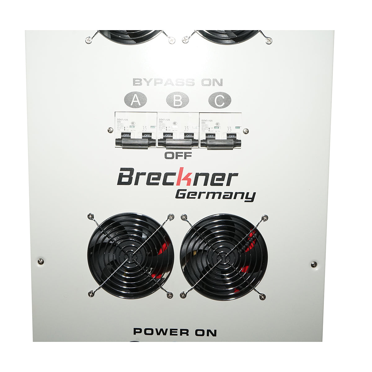 Stabilizzatore di tensione automatico 82KVA, 64KW trifase con servomotore Breckner Germany