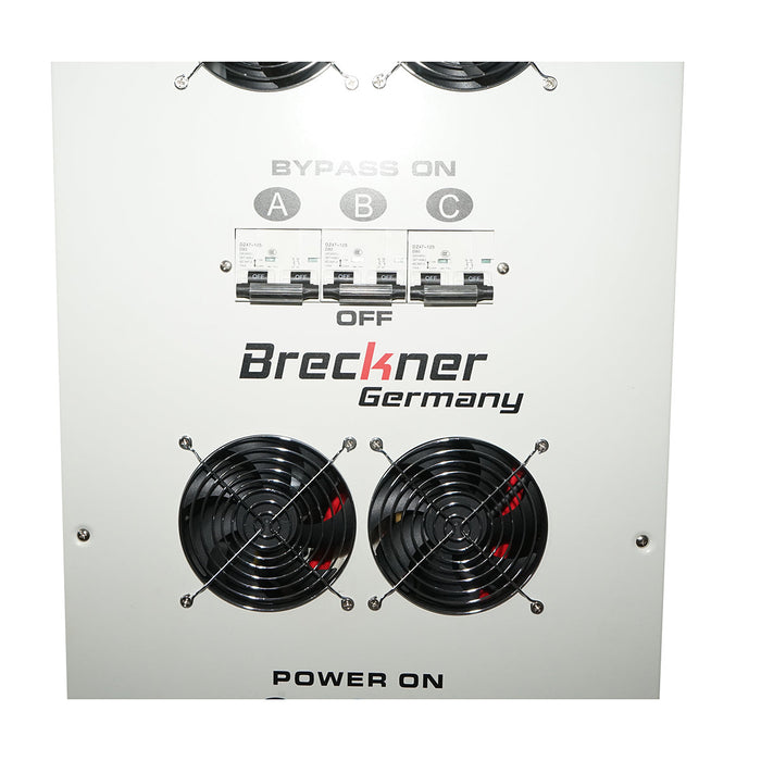 Stabilizzatore di tensione automatico 82KVA, 64KW trifase con servomotore Breckner Germany