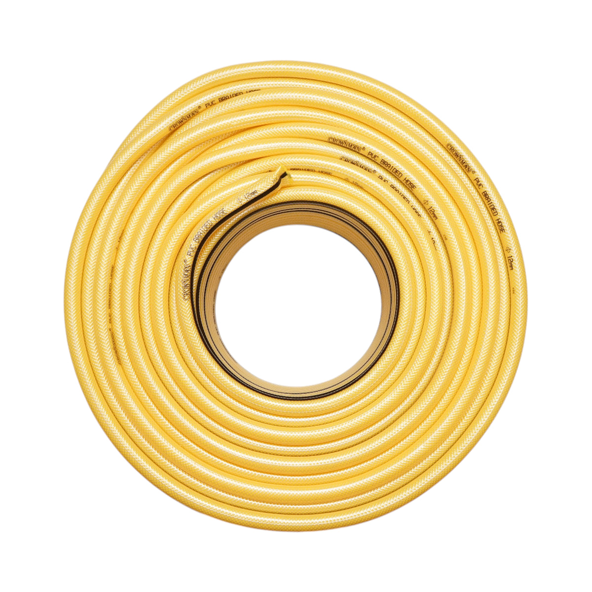 Tubo da giardino in PVC da 13 mm (1/2 pollice) con inserto tessile intrecciato 100 m/rotolo Crownman