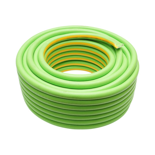 Tubo da giardino in PVC da 13 mm (1/2 pollice) con inserto tessile intrecciato, rotolo da 25 m