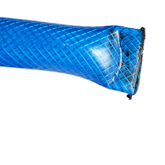 Tubo da giardino in PVC trasparente da 25 mm (1 pollice) con inserto tessile intrecciato, rotolo da 50 m Breckner Germany