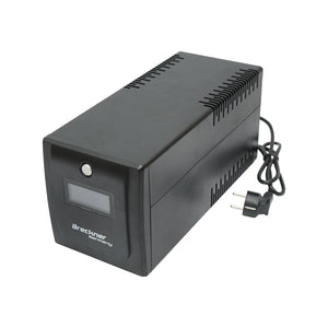 UPS 1000VA/600W con 2 batterie da 7,5Ah e 4 prese schuko, LCD, USB Breckner Germany