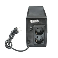 UPS 600VA / 360W con batteria 7Ah, 2 prese Schuko, AVR Breckner Germany