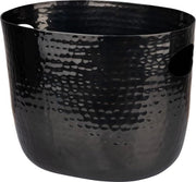 Raffreddatore per vino e champagne grande - alluminio - 1-2 bottiglie - look gunmetal - 255 x 19 x 20 cm