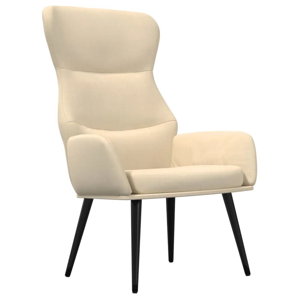 Sedia Relax Crema in Tessuto cod mxl 24480
