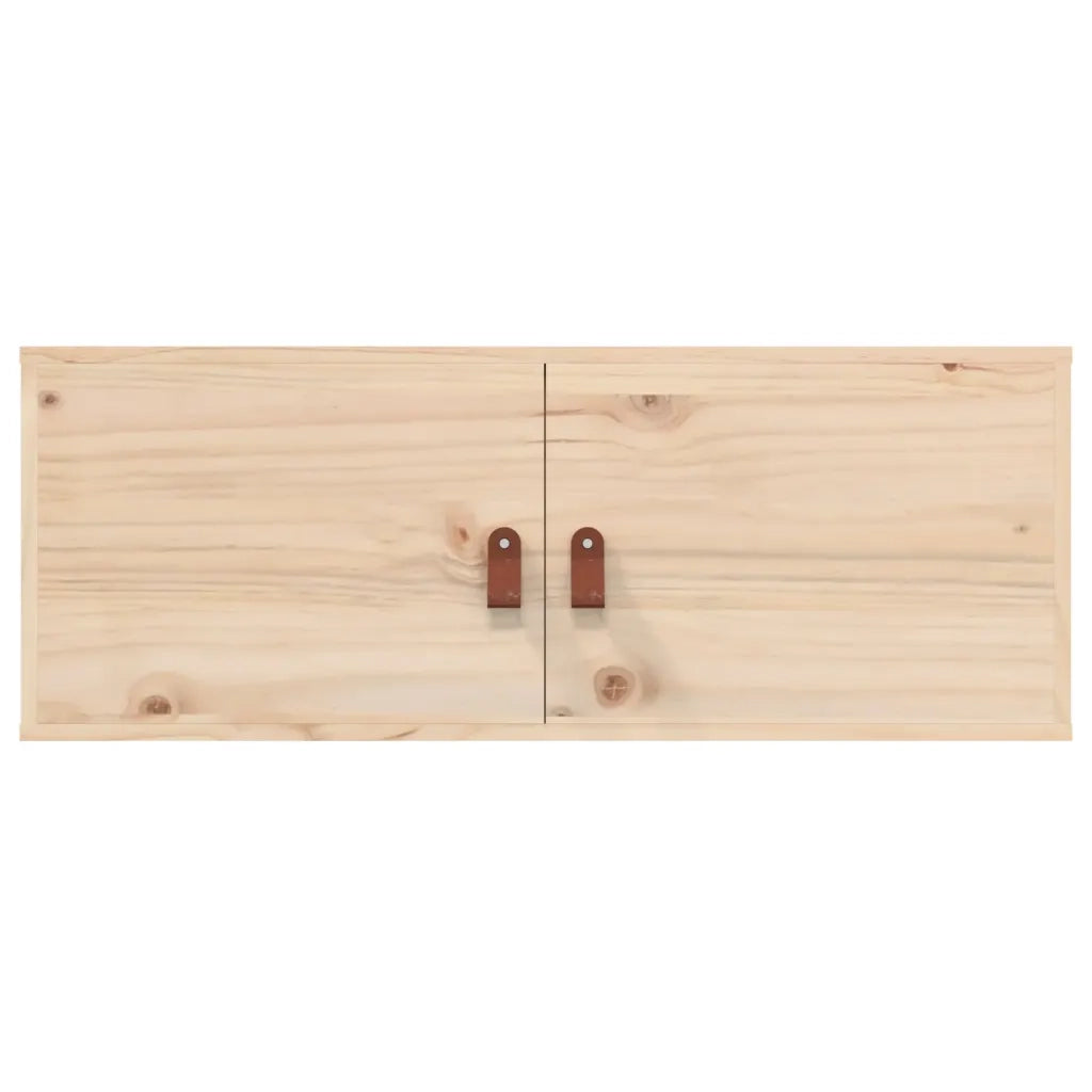 Pensili 2 pz 80x30x30 cm in Legno Massello di Pino