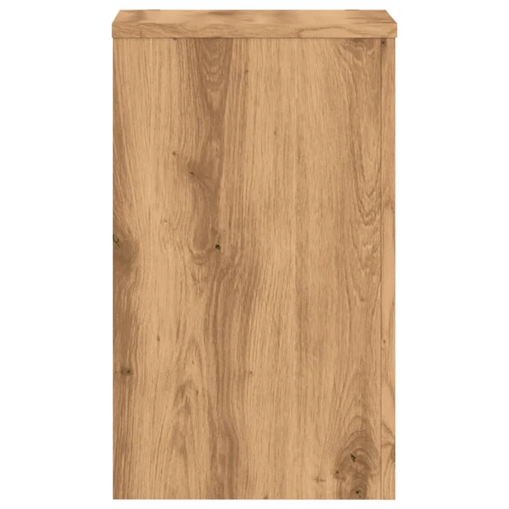 Portavasi mobili per fiori set da 2 fatti a mano legno ingegnerizzato marrone 02_0045299