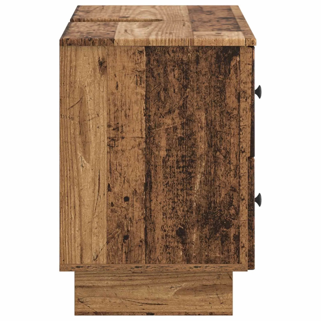 Armadio per Lavabo da Bagno EDE Legno antico 82 x 41 x 59 cm 895923