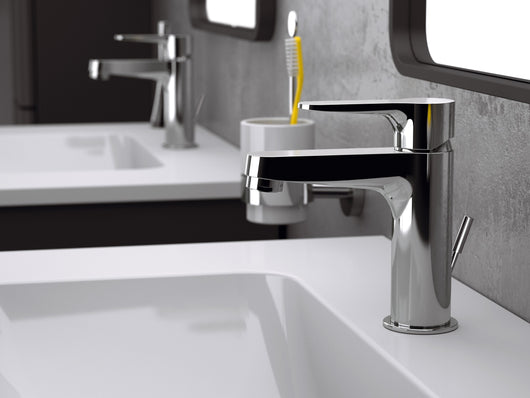Miscelatore lavabo a risparmio energetico e idrico winner