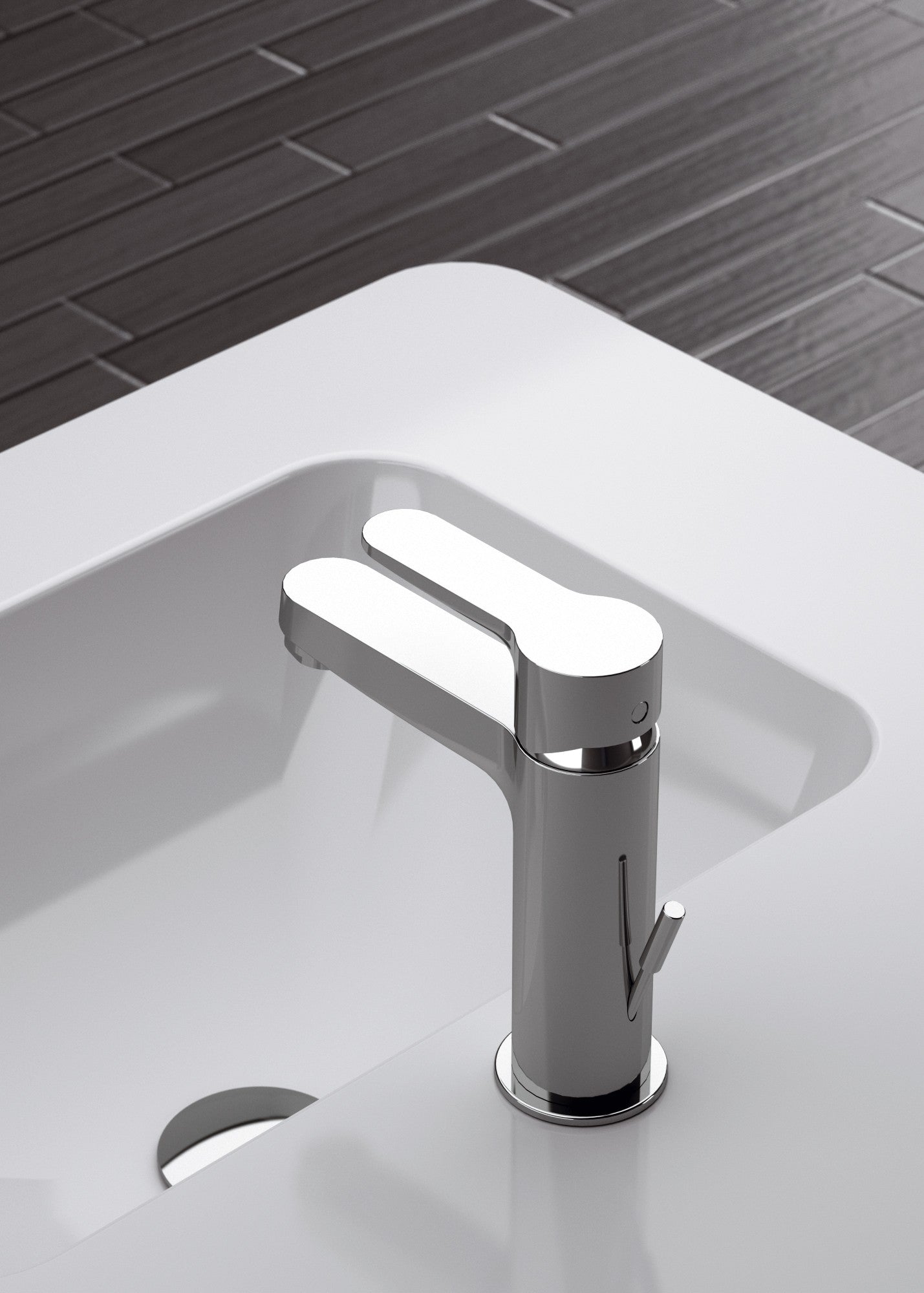 Miscelatore lavabo a risparmio energetico e idrico winner