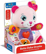 Betta Dolce Orsetta, Peluche Interattivo Parlante per Bambini, Centro attivita Che Stimola Lo Sviluppo Sensoriale e Cogn