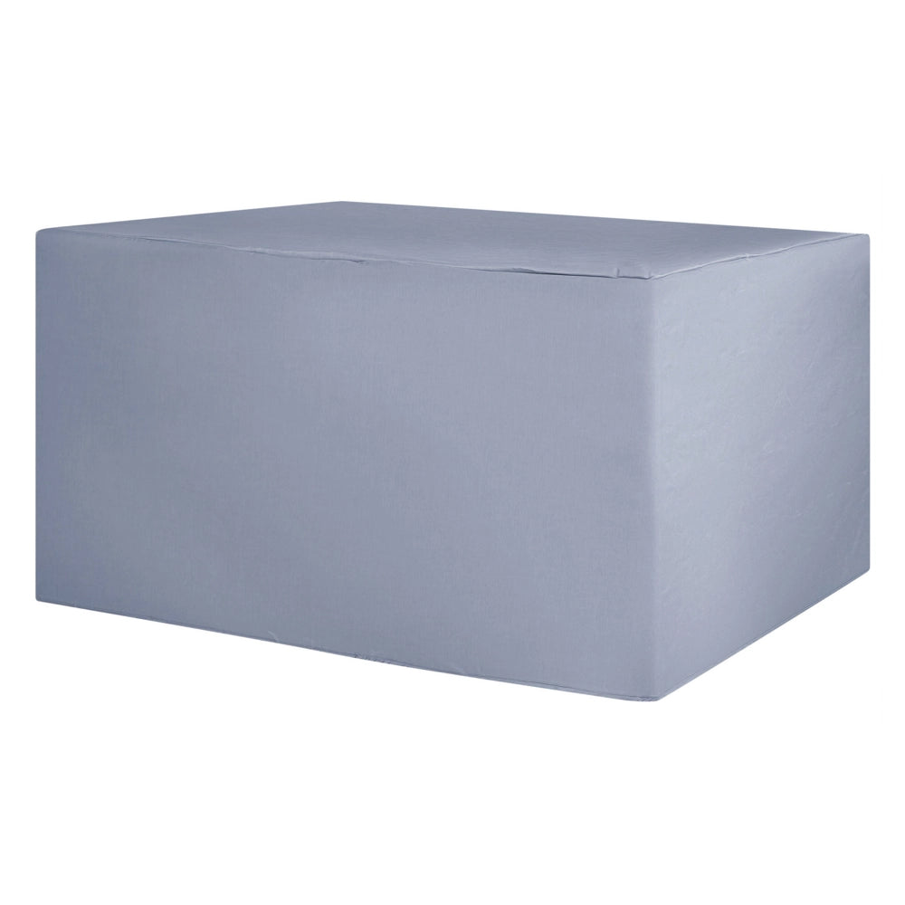 Copertura per mobili da giardino Copertura antipioggia in PVC grigio poliestere 155 x 155 x 90 cm