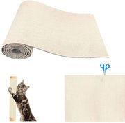 Mat per gatto autoadesivo, pannelli per gatto, piattaforma per gatto, striscia per gatto, pannelli per gatto (bianco di riso 30 x 100 cm)