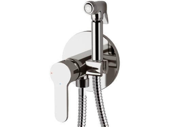 Rubinetto incasso per shut-off con doccetta e supporto, risparmio energetico e idrico - serie winner eco