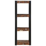 vidaXL Mensola da Parete Multicolore 35x35x100 cm in Legno Recupero