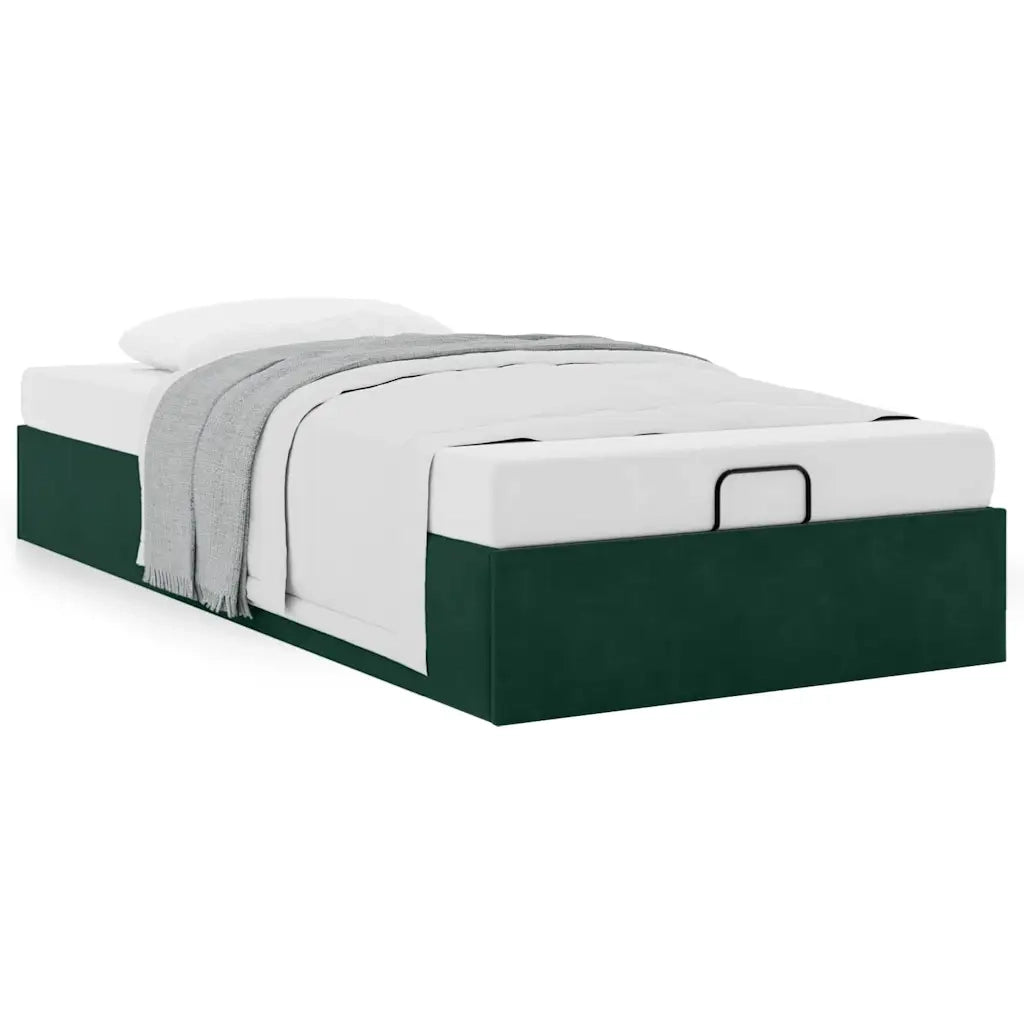 Struttura Letto Pouf Senza Materasso 90x200 cm Velluto 3310940