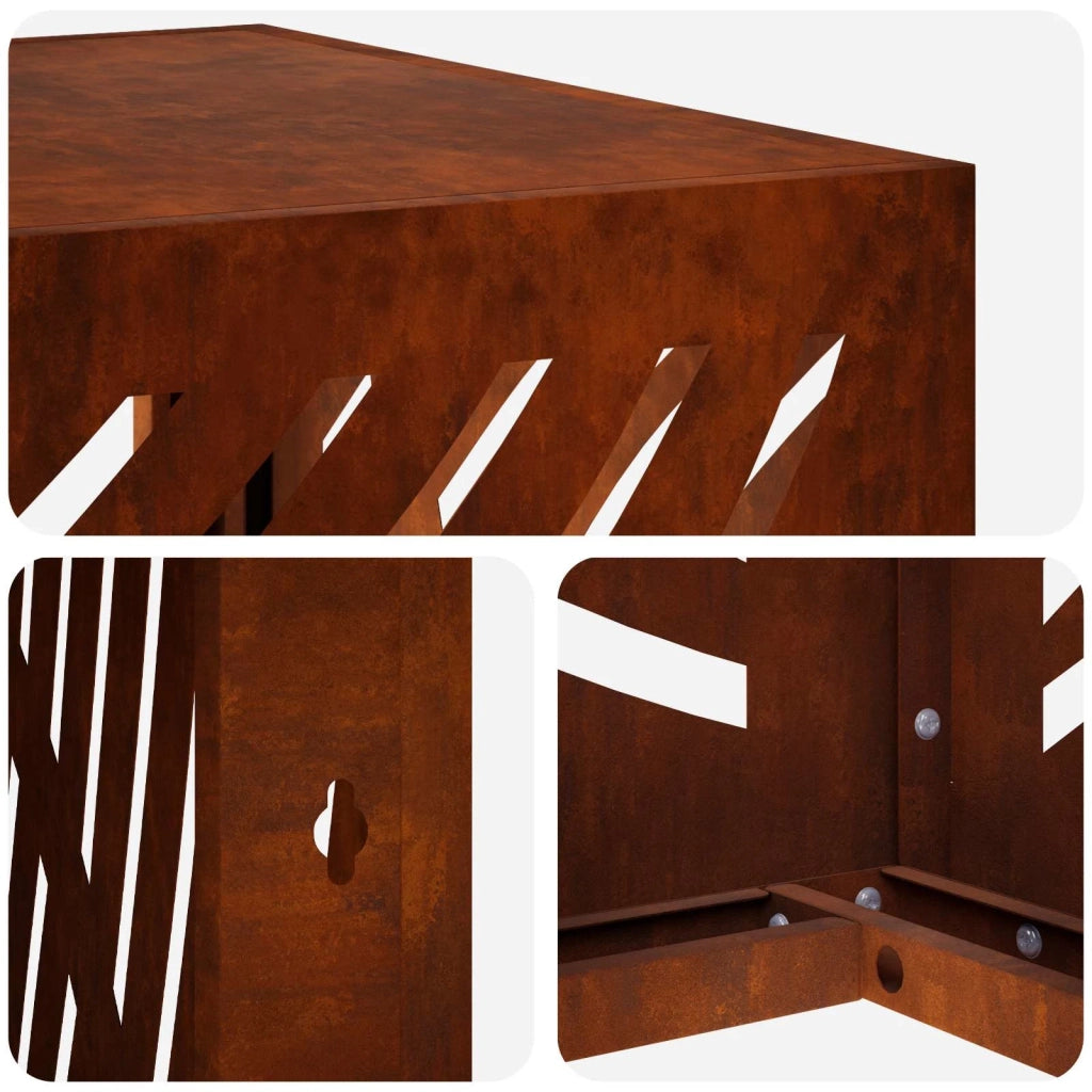 Copertura per condizionatore d'aria Ruggine 100 x 50 x 70 cm 8014107