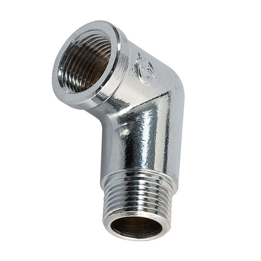 Gomito a 90° mf cromato lucido