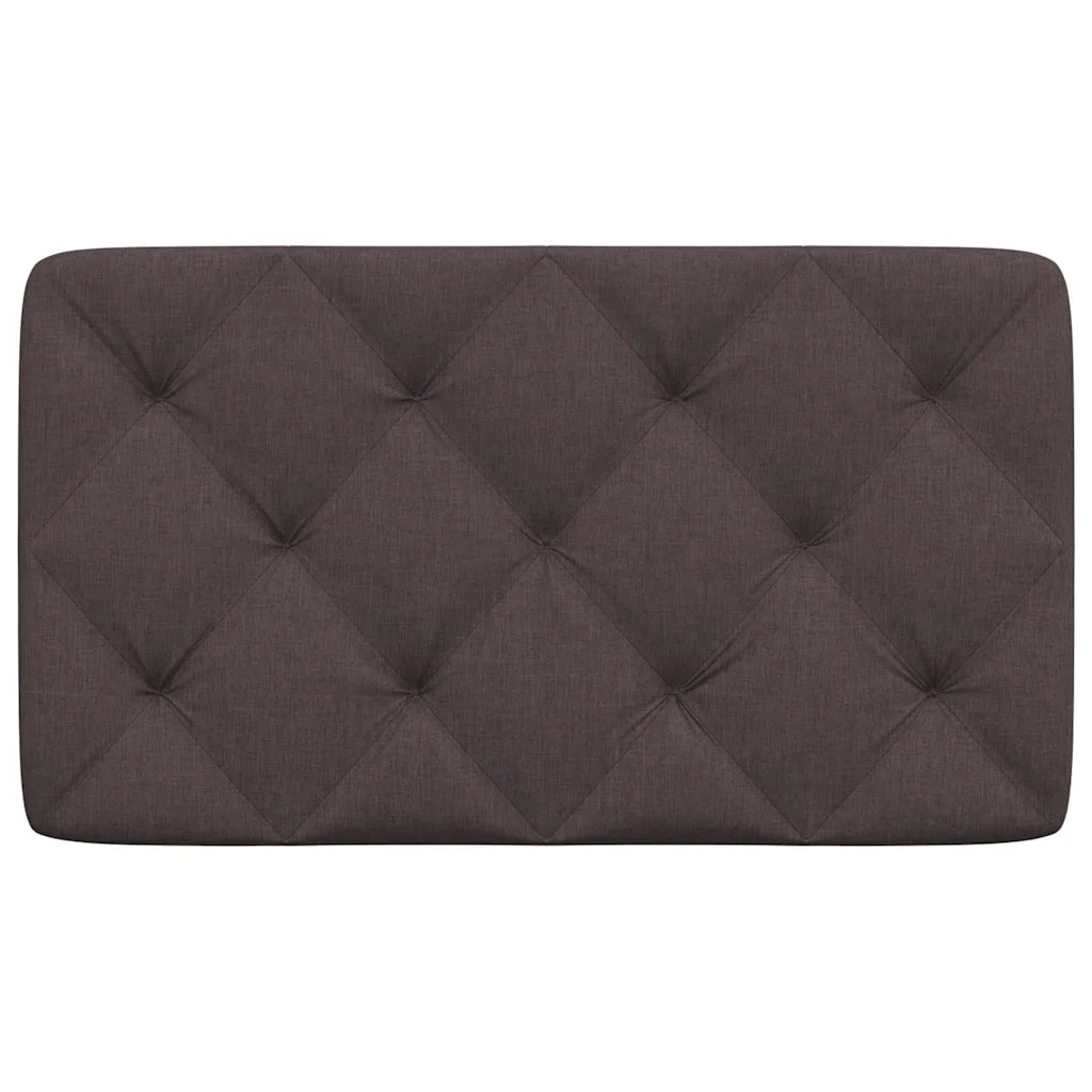 Cuscino Testiera Marrone Scuro 90 cm in Tessuto