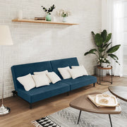 Divano Letto a 2 Posti Blu in Vellutocod mxl 111479