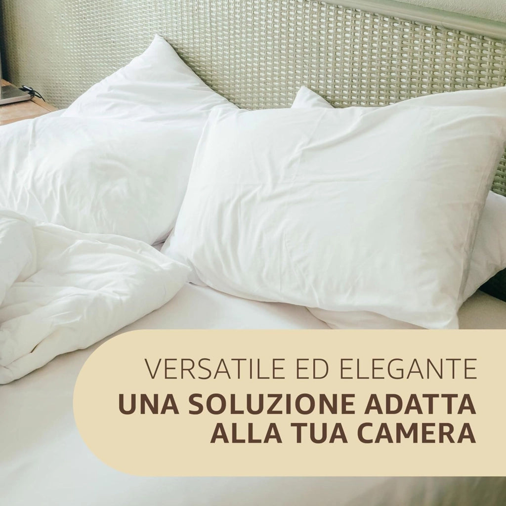 SONIT - Copricuscino Letto - Federe Cuscino per Camera - Coprifedere Cuscini Letto Con Cerniera - Dimensione 50x80 Pacco da: 8