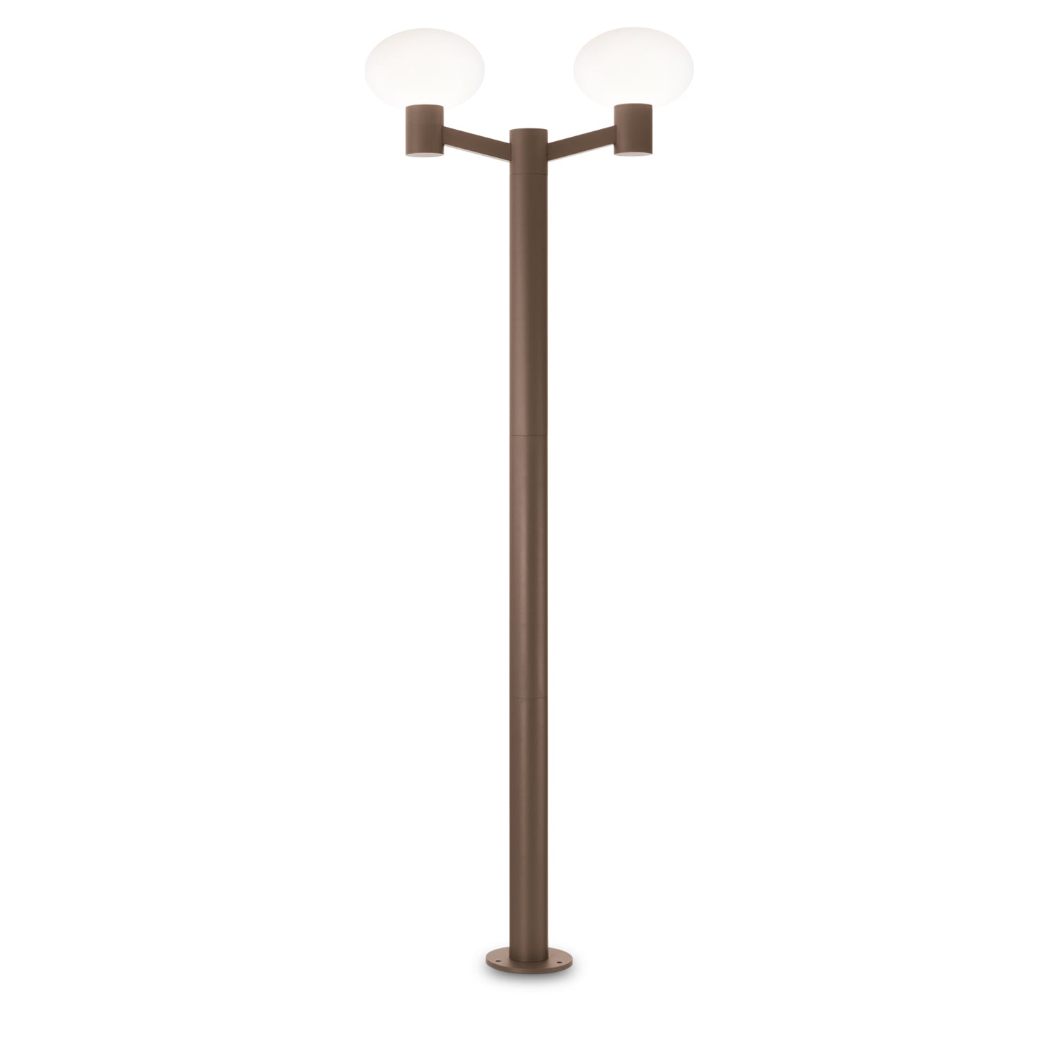 Paletto Moderno Clio Alluminio Coffee 1 Luce E27 42W Ip44