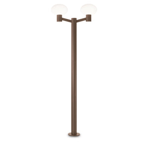 Paletto Moderno Clio Alluminio Coffee 1 Luce E27 42W Ip44