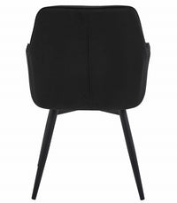 VALORA LUKK360 Sedia girevole in velluto - Nero x 1