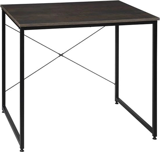 Bureau Compacto - Tavolo da Scrivere / Tavolo Accessorio - Tavolo per Lavoro e Gaming - Bancone di Lavoro - Tavolo in Acciaio Inox 80x60x70