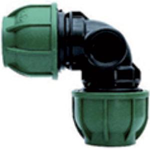 GOMITO 90° PER POP UP Ø32X3/4"" VERDE IRRITEC