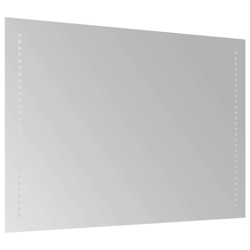 Specchio da bagno LED Trasparente 50 x 70 cm vetro temperato 42045777