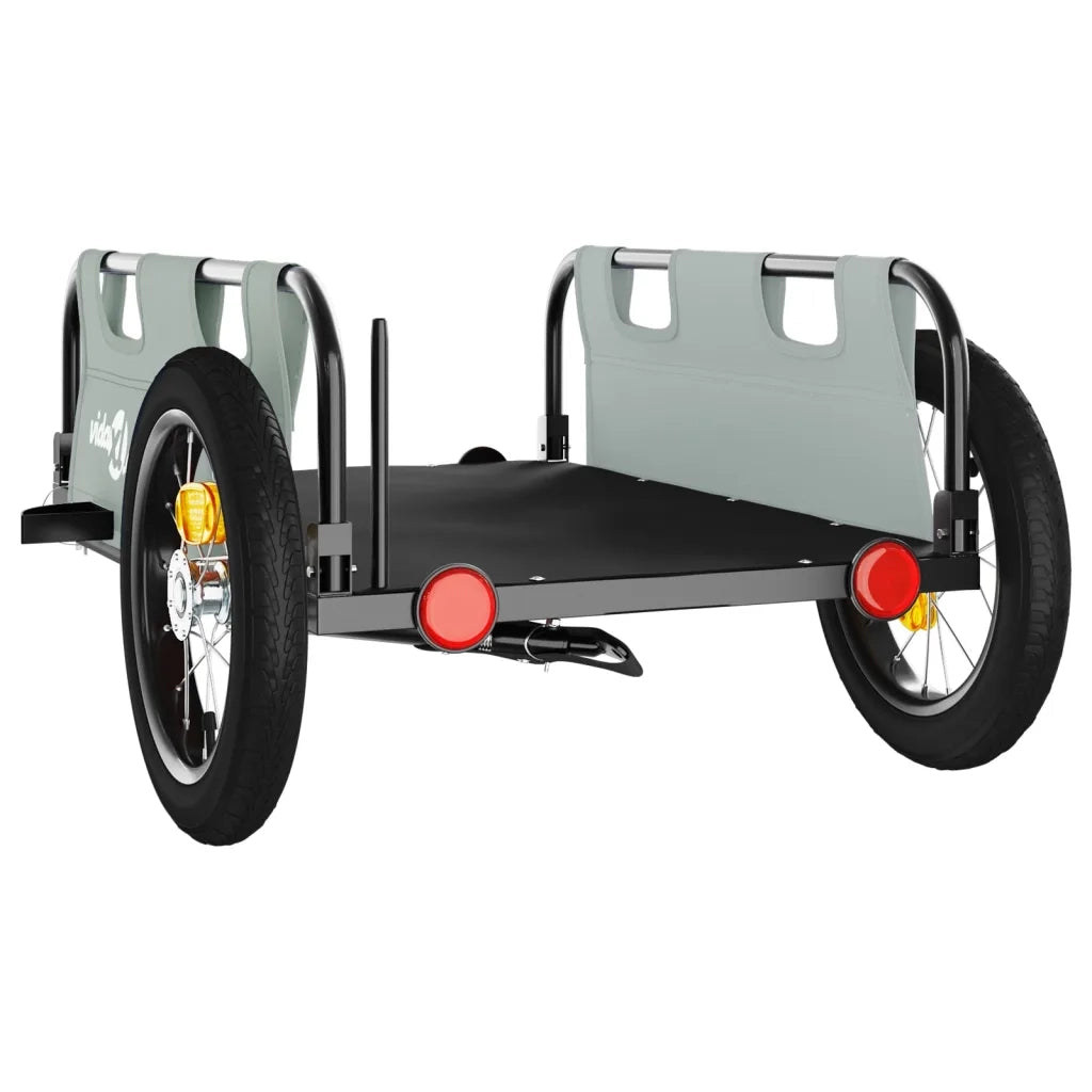 Rimorchio da Bici Grigio Oxford e Ferro CFW1860041