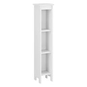Scaffale da Terra Bräcke a 3 Scomparti Aperti 80 x 17 x 17 cm - Bianco [en.casa]