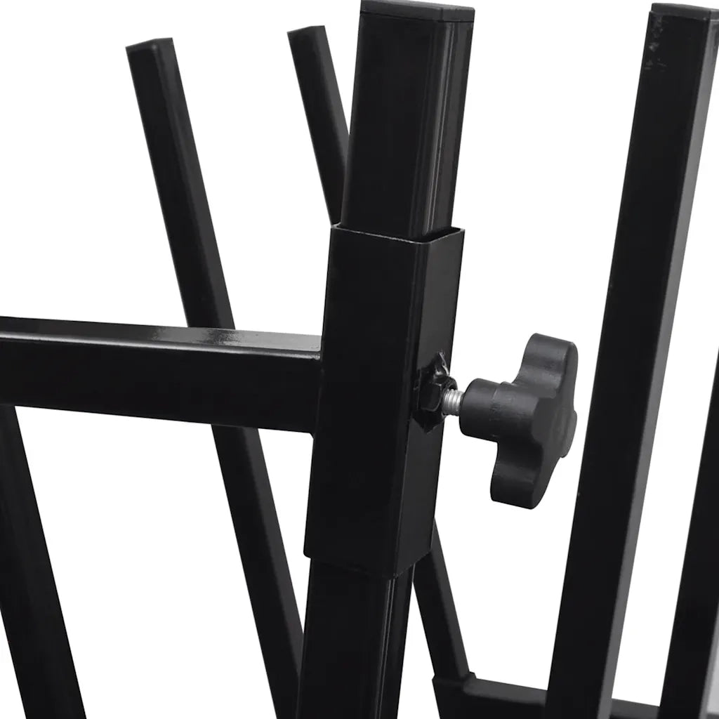 Cavalletto Verniciato a Polvere Nero per Segare Legno 141334