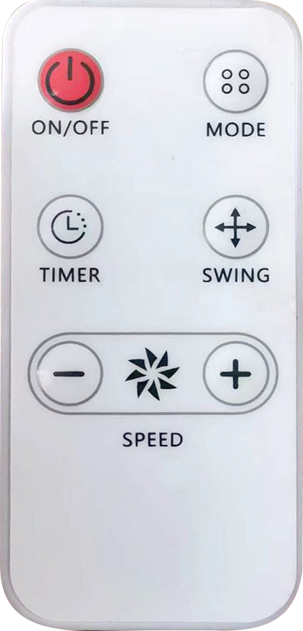 Ventilatore circolatore aria 25 cm con telecomando, 50W 3 modalità vento e timer 12h, oscillazione automatica per casa - Sogo