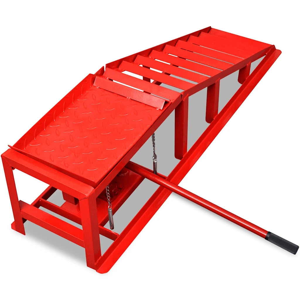 Rampe di Sollevamento Riparazione Auto 2 pz Acciaio Rosso CFW3632030