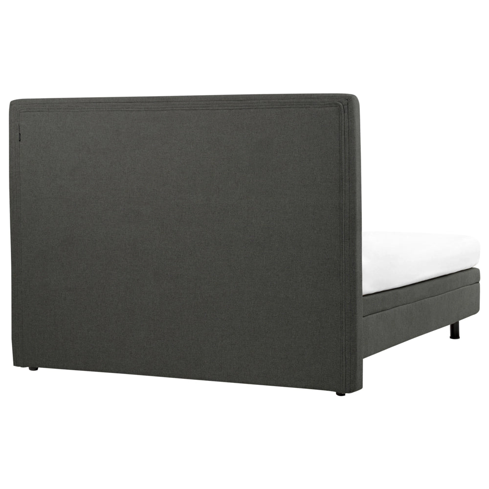 Letto matrimoniale grigio scuro regolabile elettricamente con telecomando 160 x 200 cm stile moderno