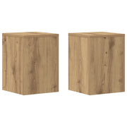 Supporti per piante | Sostegno per piante 2 pz Rovere 25x25x35 cm in Multistrato
