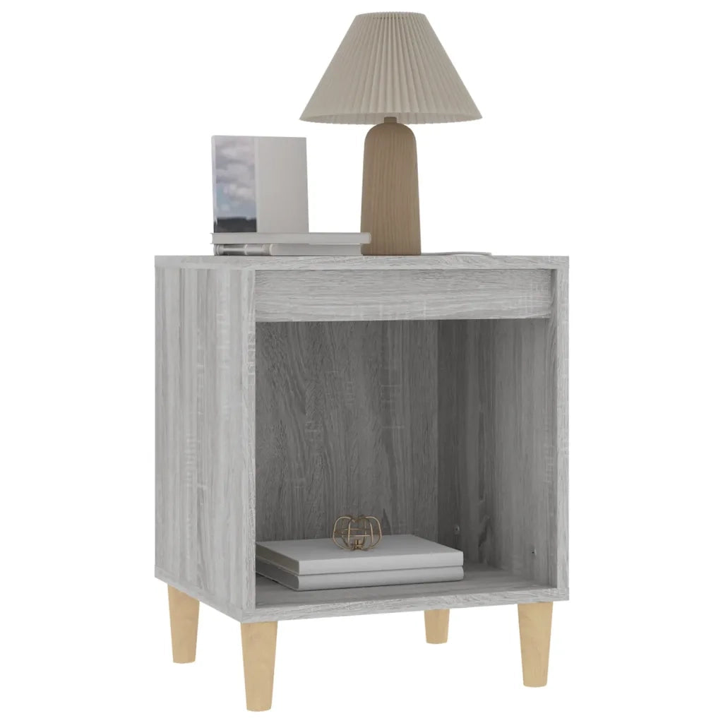 Comodino Grigio Sonoma 40x35x50 cm 821870
