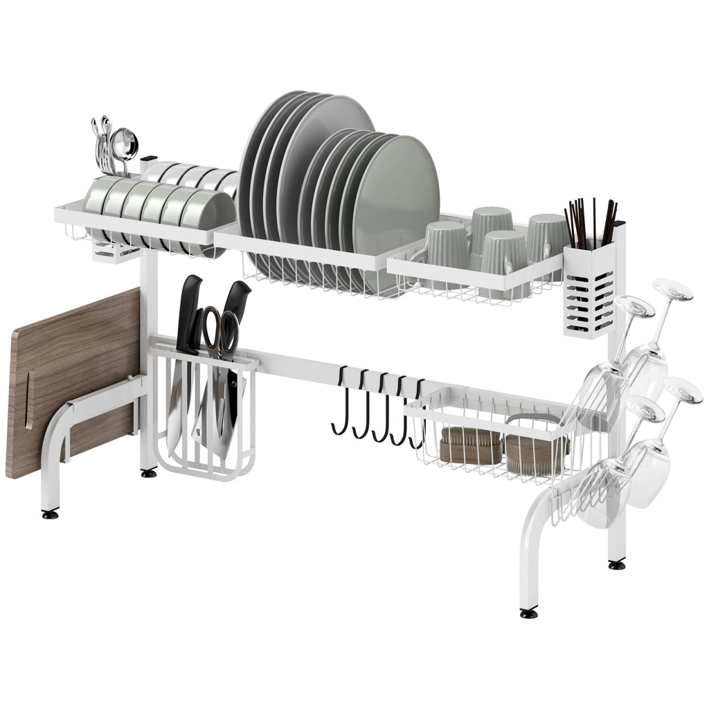 Tavolo da cucina ¨C Zephmum ¨C Bianco 100x30x54,5cm