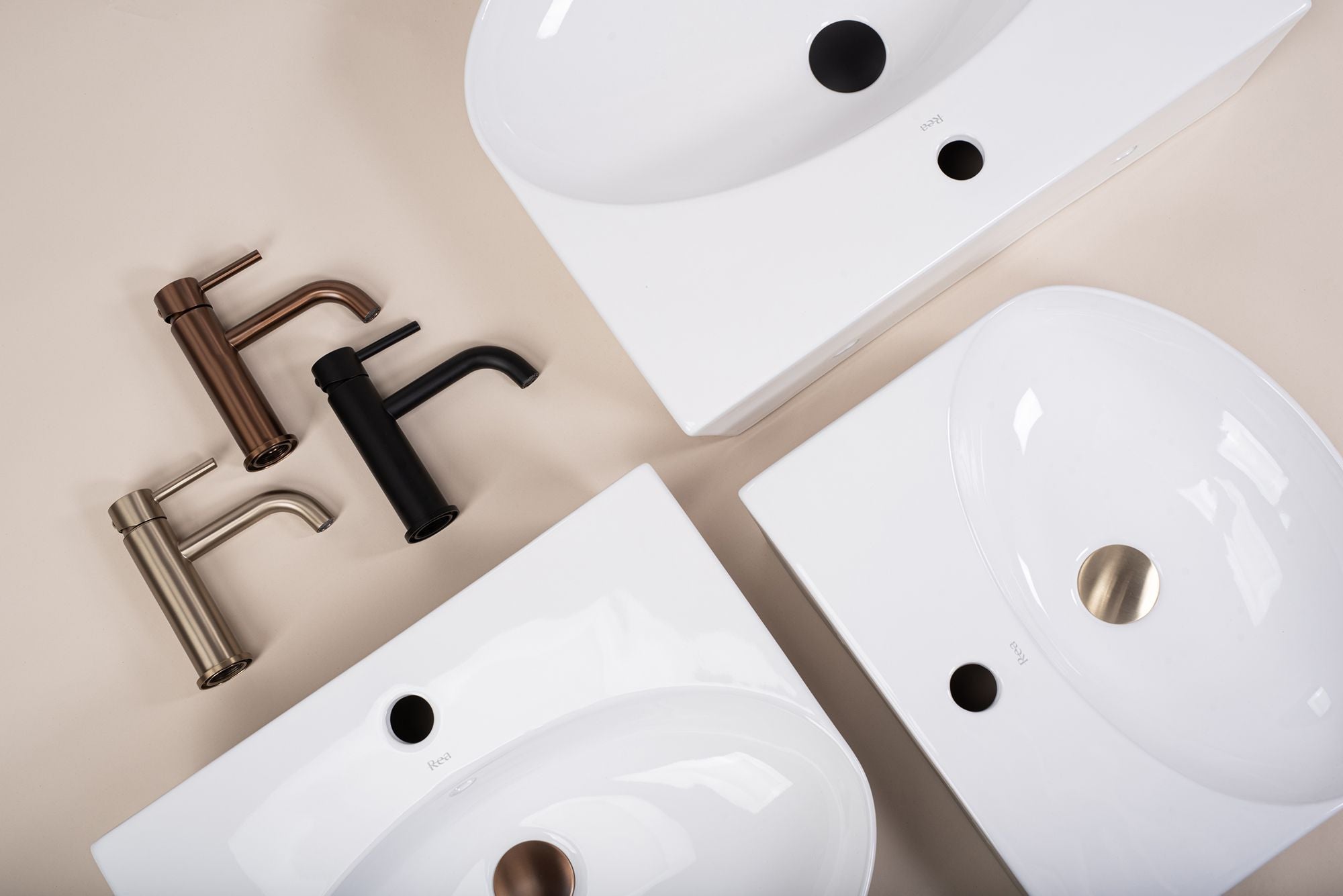 Lavabo Da Appoggio In Ceramica Rea Kim 60