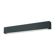 Applique Ibros media nera LED 9W 4000K IP44 Light Prestige