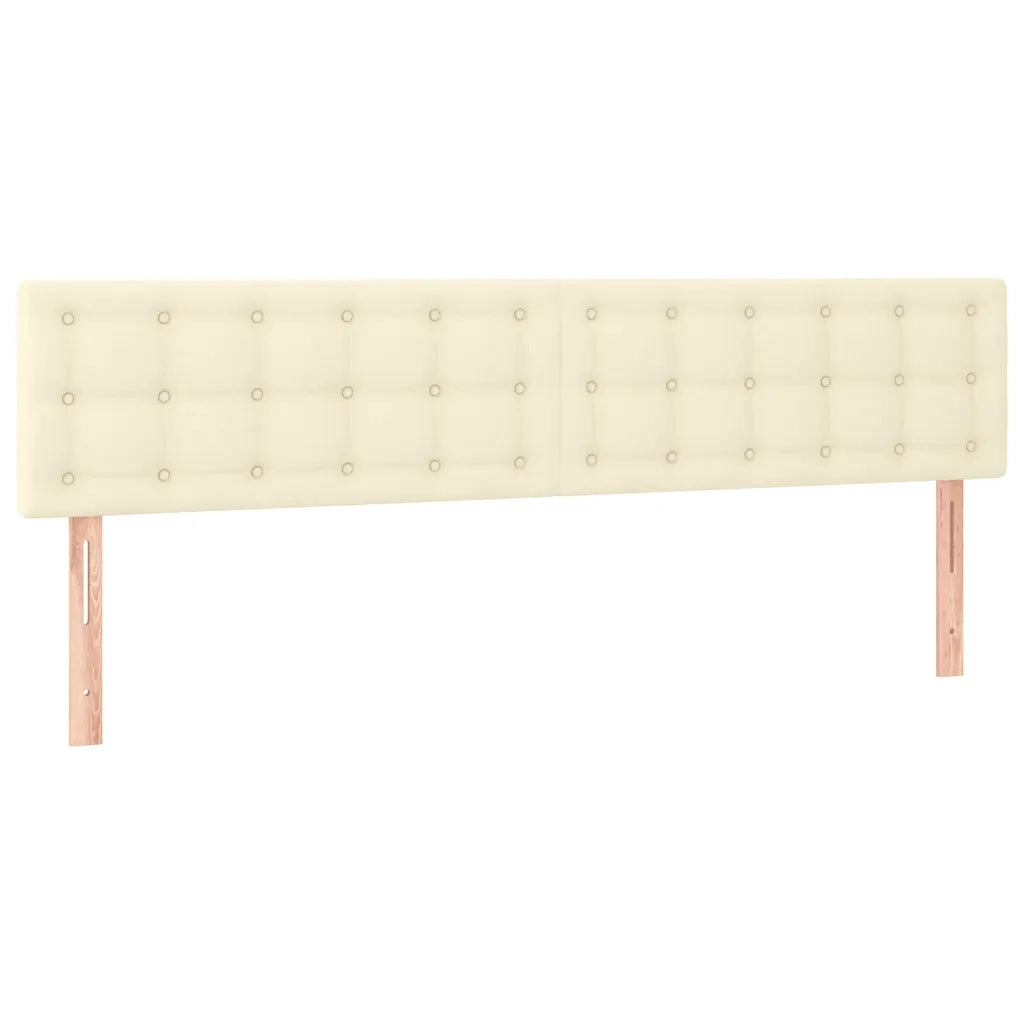vidaXL Giroletto senza Materasso Crema 120x190 cm Similpelle