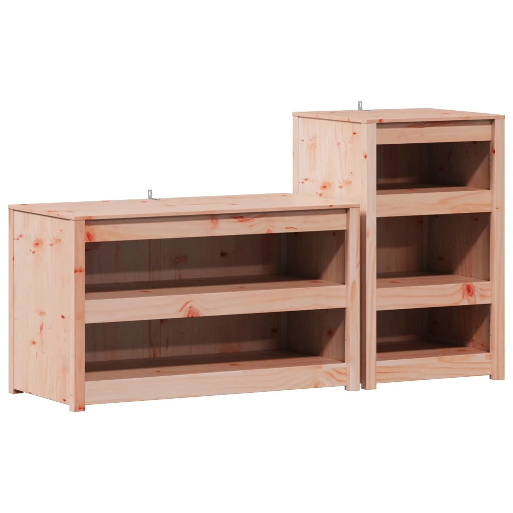 Mobile da cucina da esterno MEPPEL 2 pz Bianco 3443795
