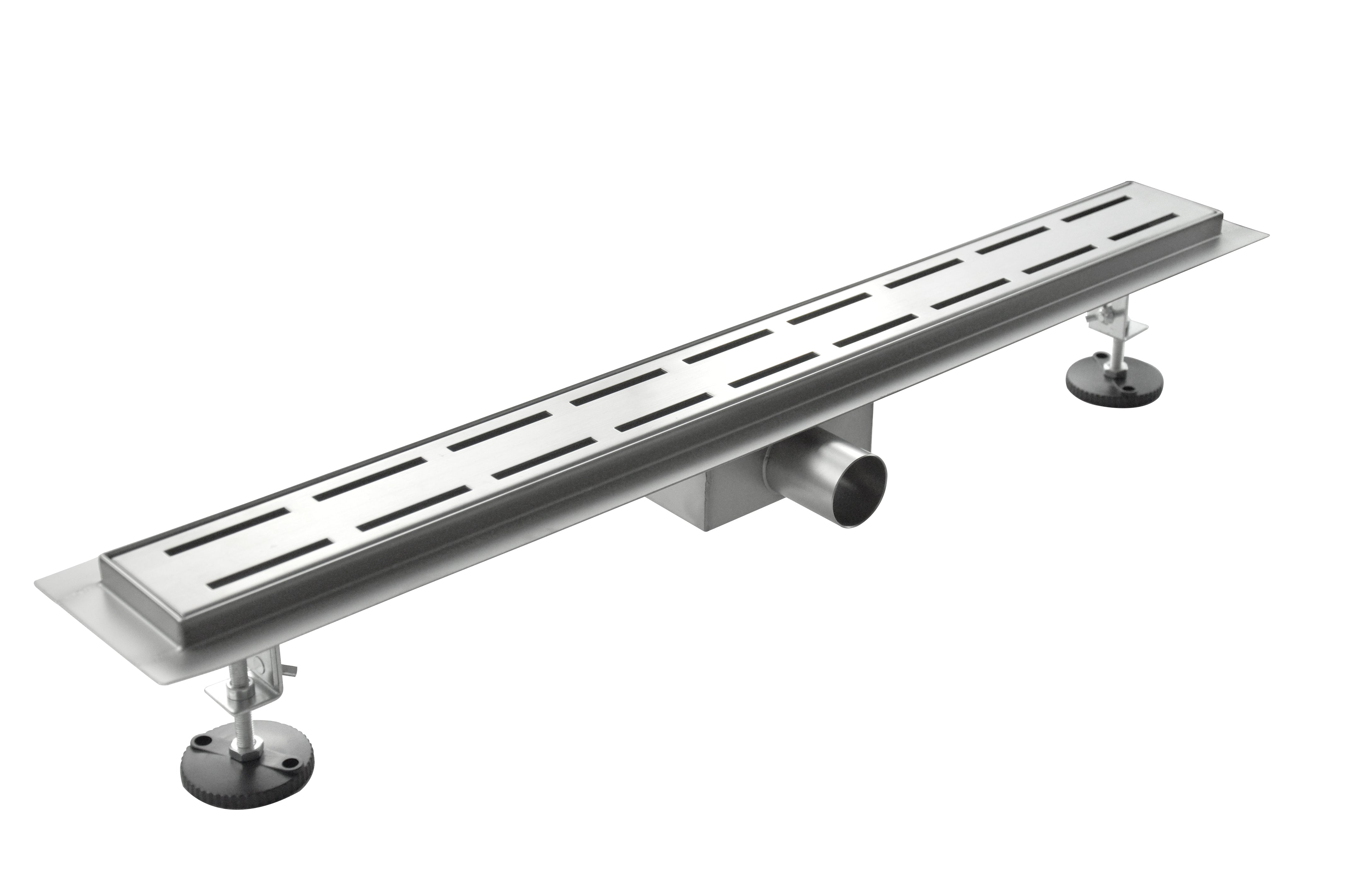 Canalina di Scarico 80x7 cm in Acciaio Inox a Pavimento Tratto